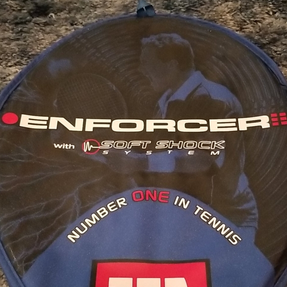 Wilson enforcer soft shock grip tennis racquet - Picture 2 of 5